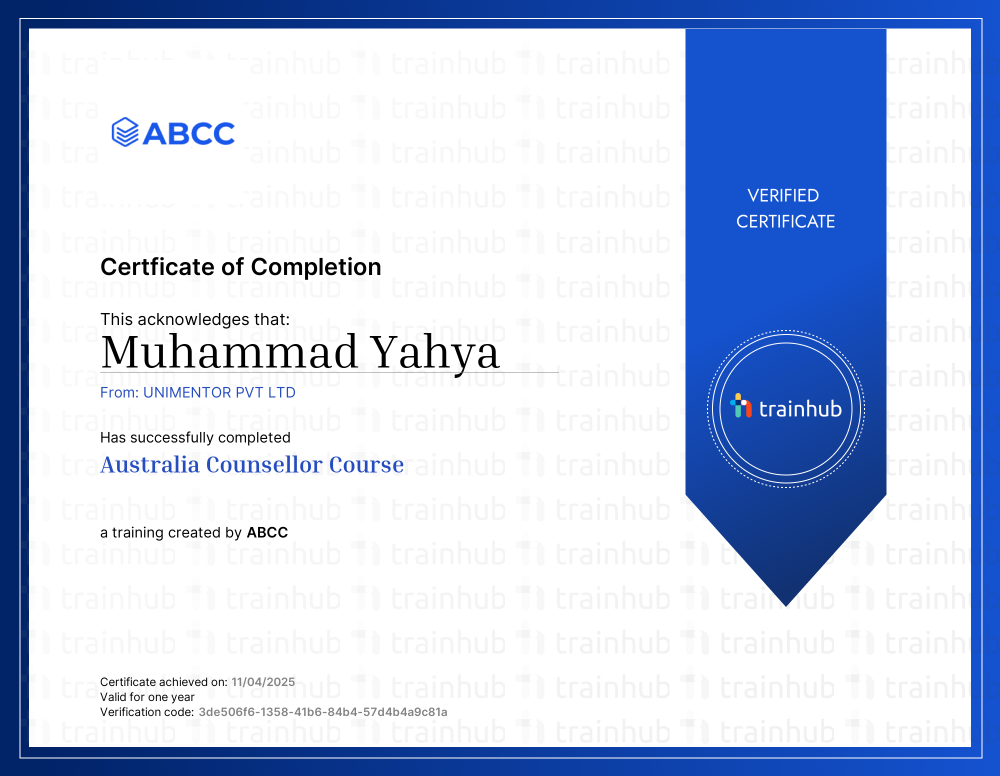 certificate preview